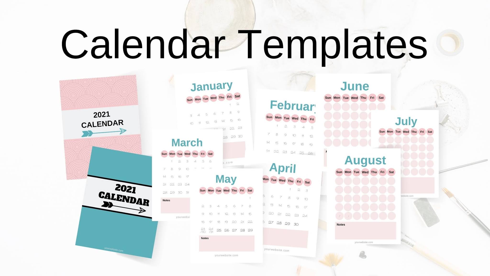 Canva Social Media Calendar Template