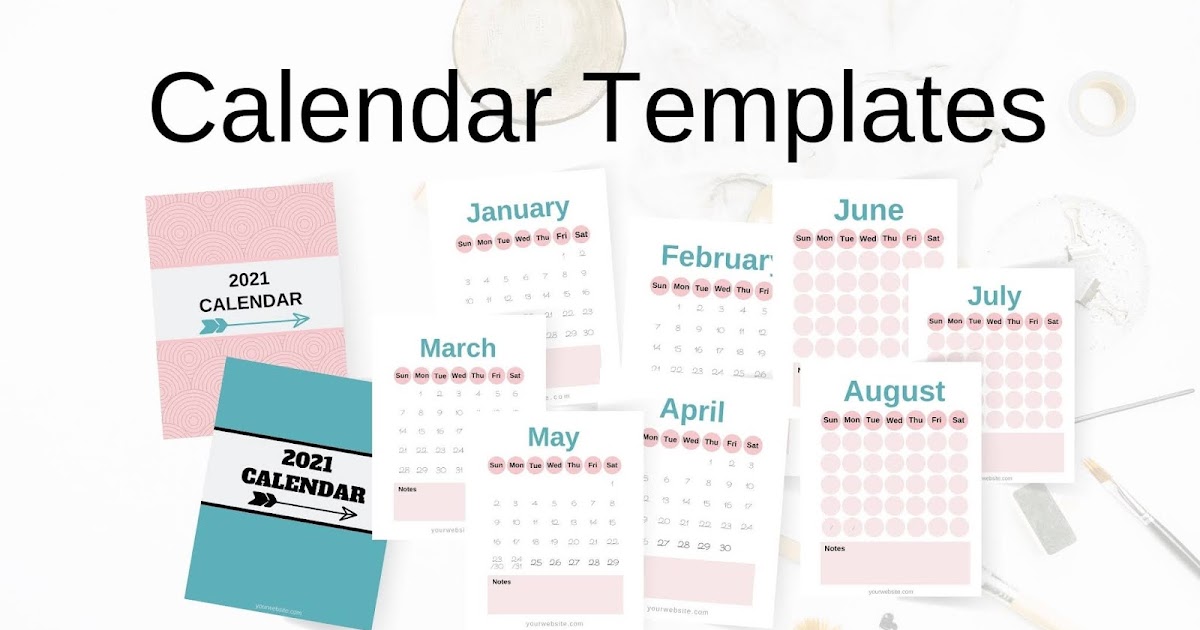 Monthly Calendar Canva Templates Mylifesmanual