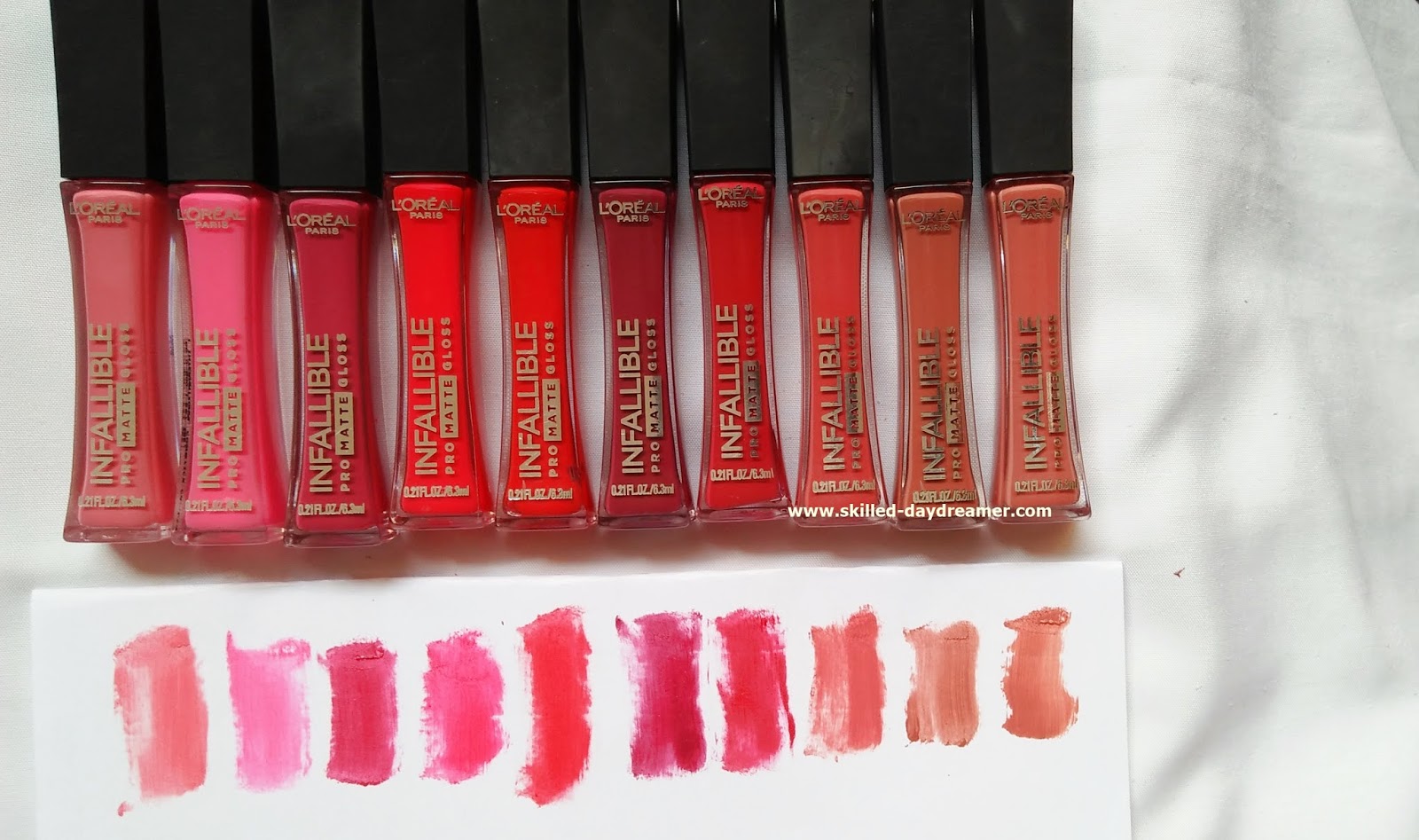 Review Lipstick L’Oreal Infallible Pro Matte Gloss (All Shades