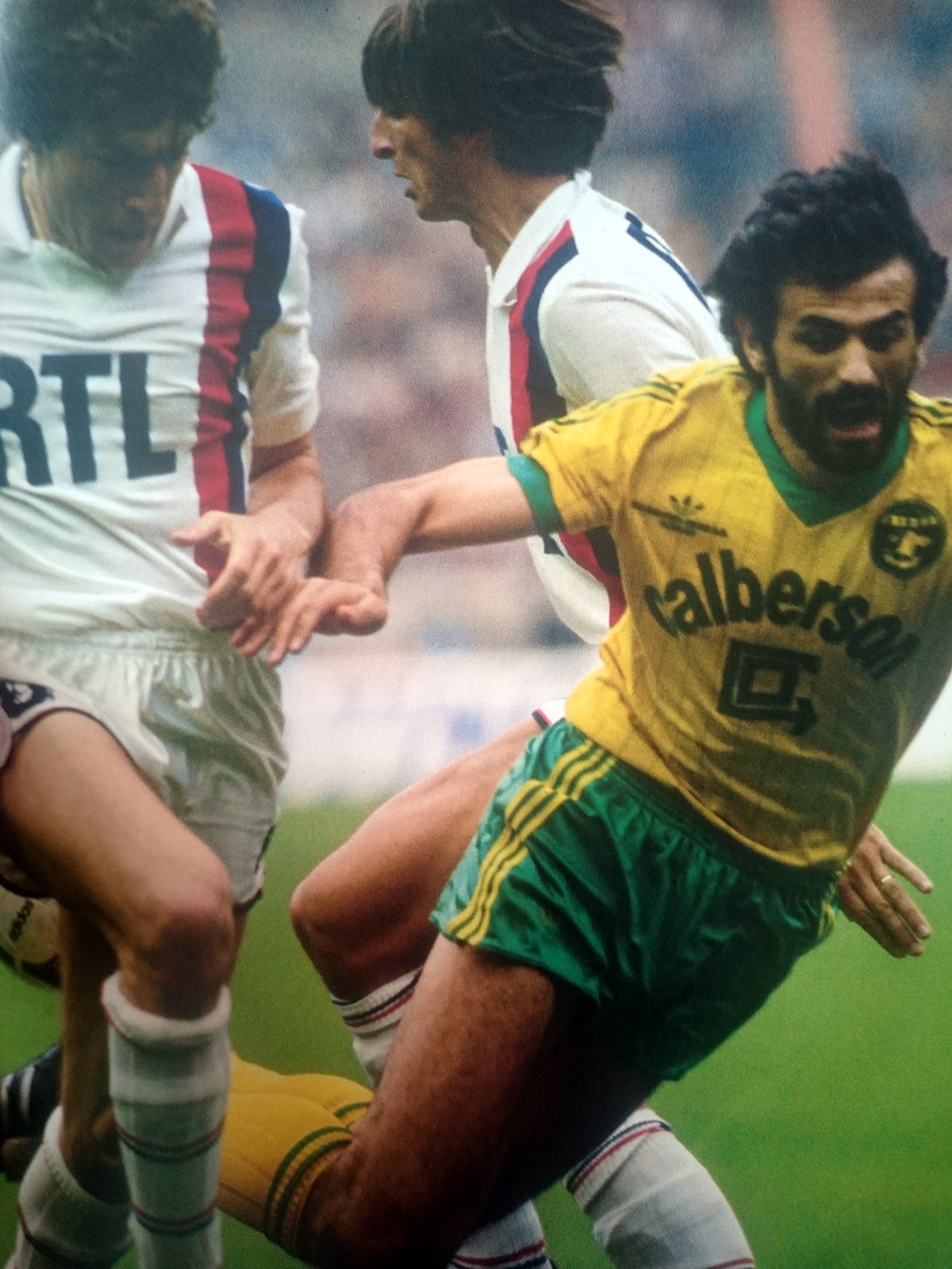 Finale coupe de France 1983. PSGNANTES. THE VINTAGE FOOTBALL CLUB