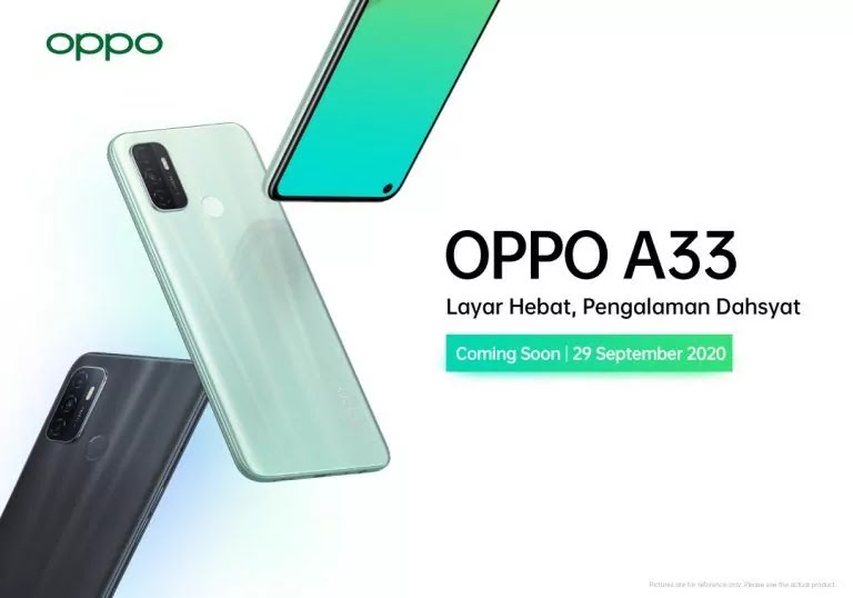 OPPO presented the new phone the A33 with 90Hz and 5000 mAh display