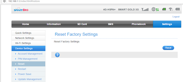 Reset Smartbro Pocket Wifi Reset Smartbro Pocket Wifi