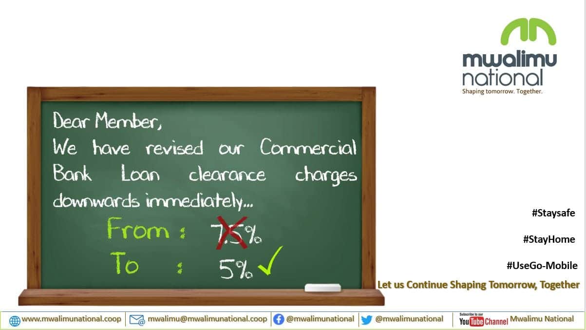 Mwalimu National Sacco delivers a Cushioning Offer to Members