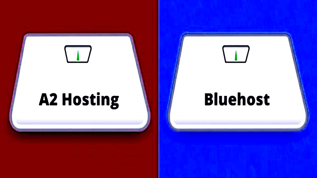Bluehost vs A2hosting comparision 2021.