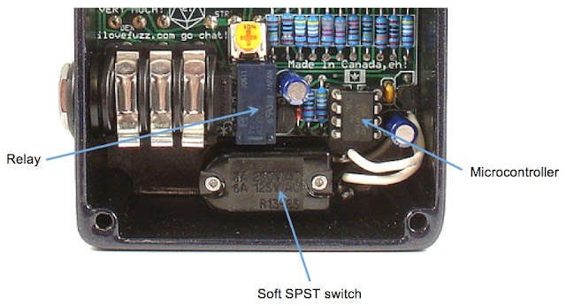 Relay Bypass guitar pedal