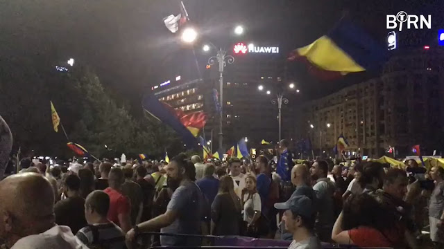 Thousands of anti-government protesters continue to flood the Romanian capital