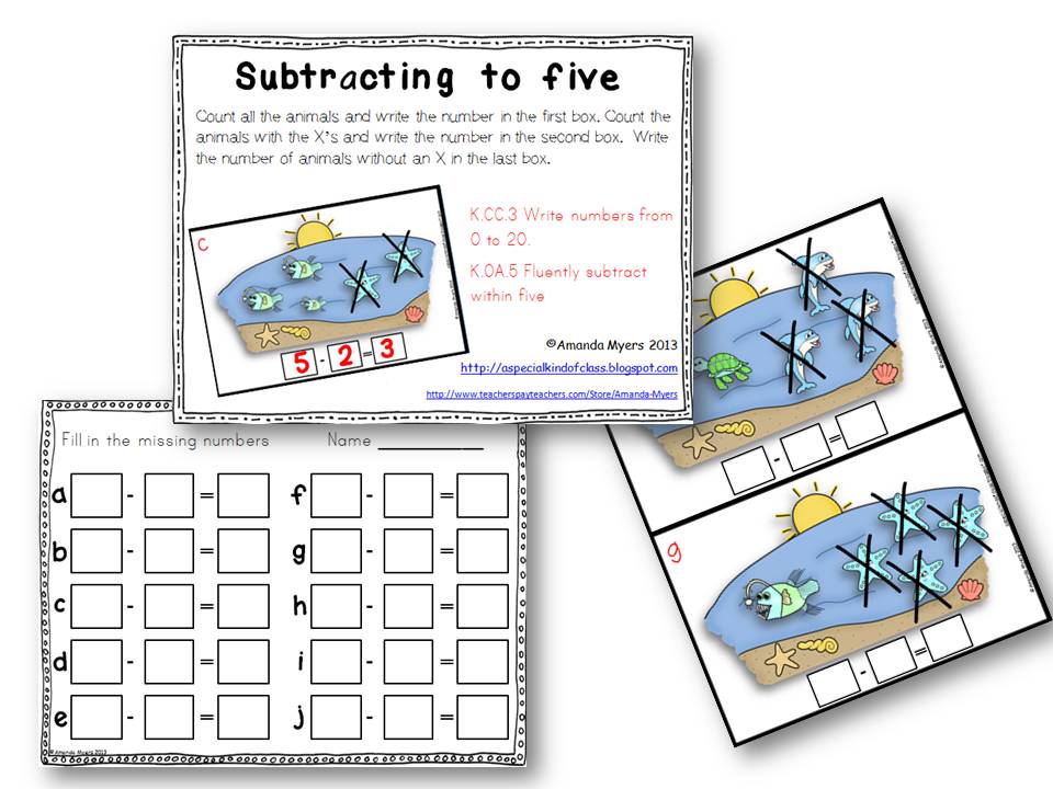 A special kind of class: Under the Sea Math