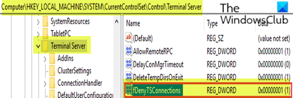 ตรวจสอบสถานะของโปรโตคอล RDP บนคอมพิวเตอร์ระยะไกล