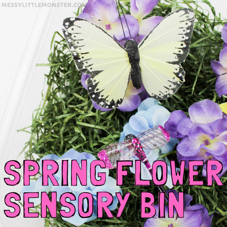 Spring Flower Sensory Bin