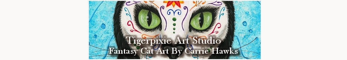 Cat Art Journal by Carrie "Tigerpixie" Hawks