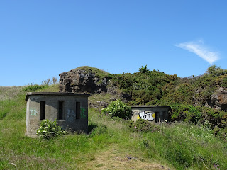 Abandoned concrete WWII Pillboxes on Charles Hill, Aberdour.  Photo by Kevin Nosferatu for the Skulferatu Project.