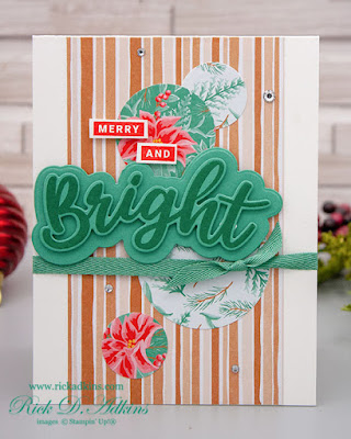 My 15 Days of Christmas promotion kicked off today with my Merry & Bright In Color Christmas Card!  Click here to learn more!