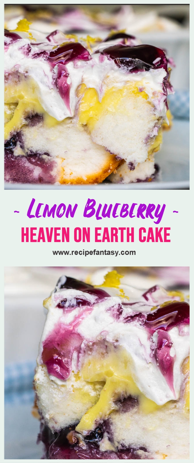 Lemon Blueberry Heaven On Earth Cake RECIPE FANTASY
