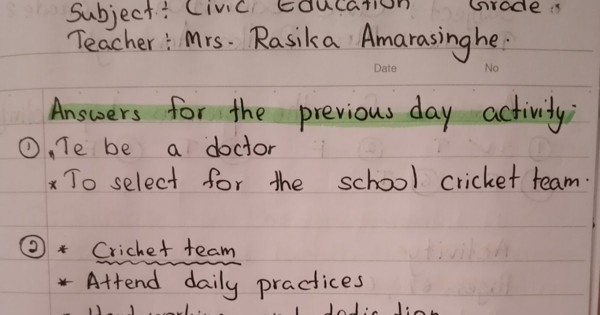 Civic Education - Grade 7