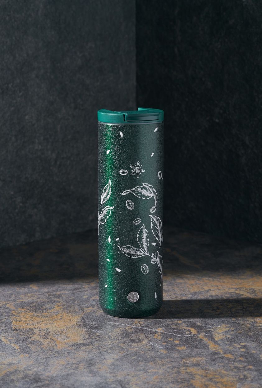Philippineexclusive Starbucks Green Coffee & Tea Tumbler comes with