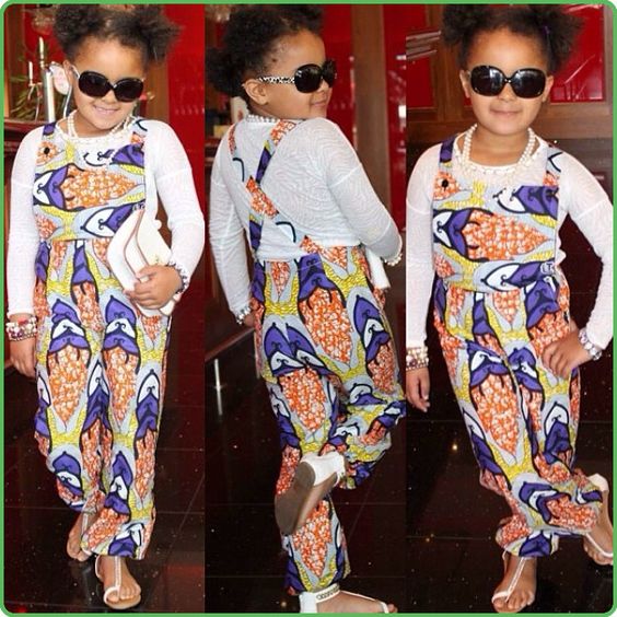 ankara jumpsuit for kids