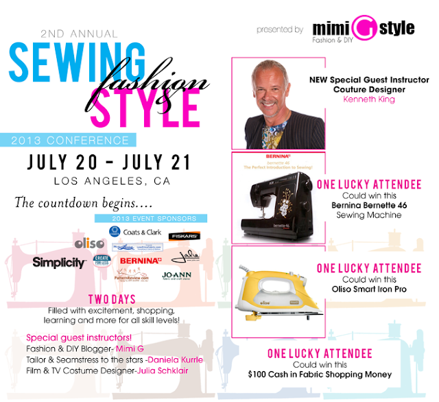 TICKET GIVEAWAY!! Sewing, Fashion & Style Conference 2013 Fashion