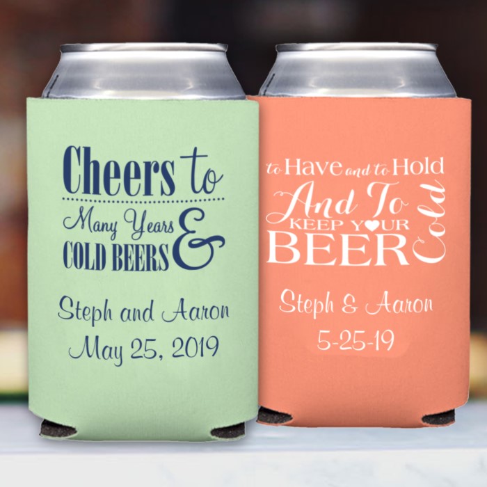 Personalized Wedding Koozie