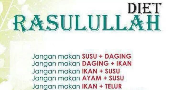 Tips Diet ala Rasulullah SAW. - Jadilah orang yang bermanfaat bagi