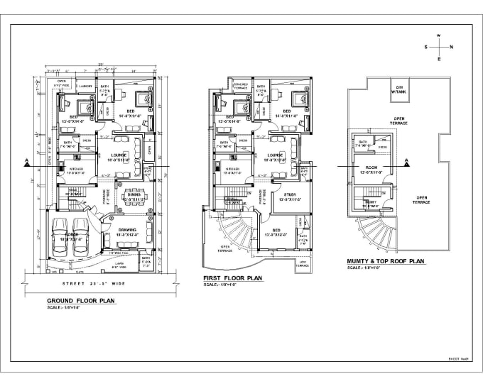 2D Working drawings - N D Construction