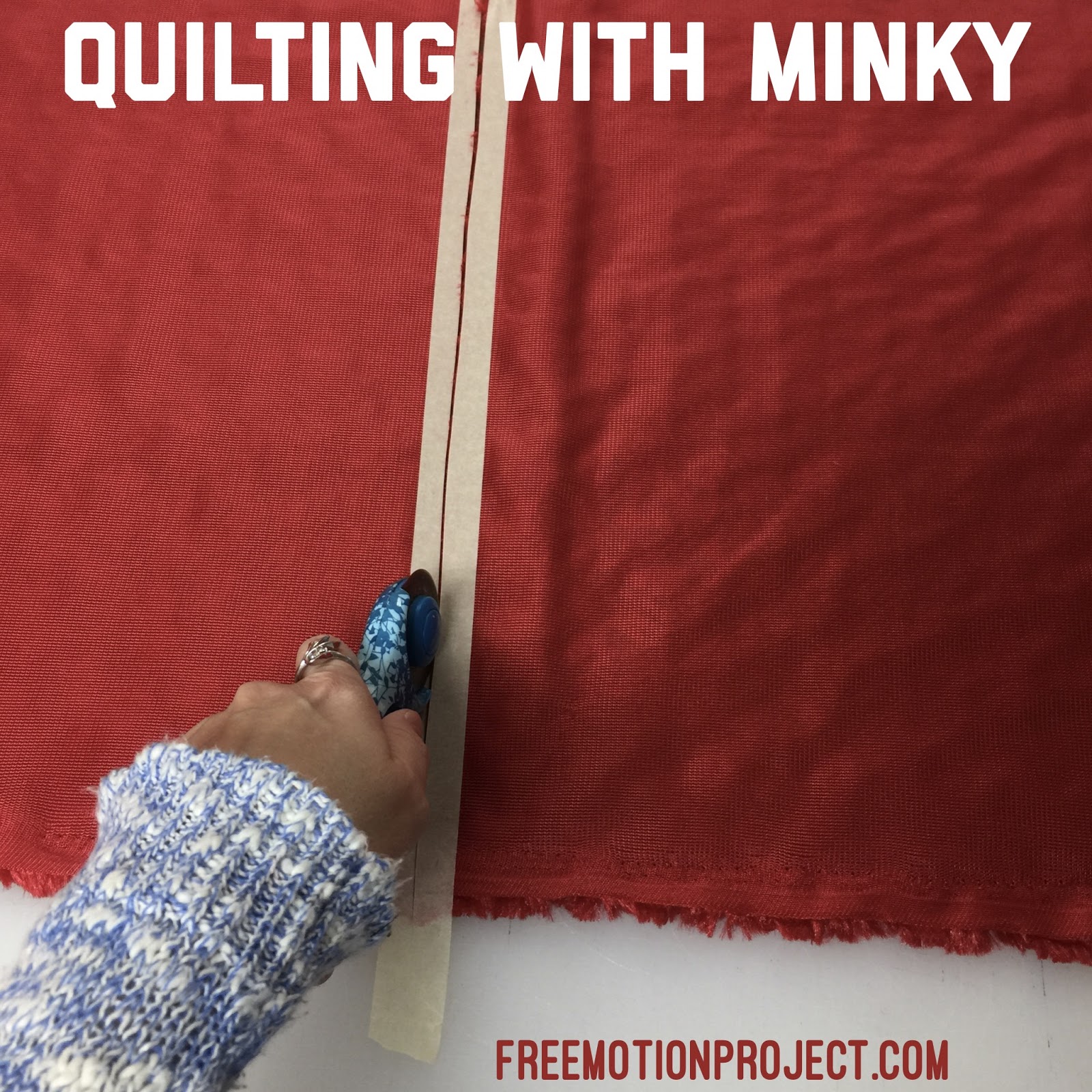 The Free Motion Quilting Project How to Quilt with Minky Fabric