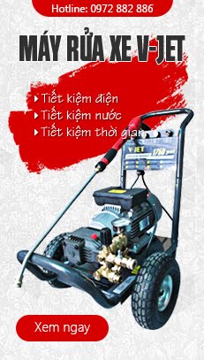 Máy xịt rửa xe cao áp