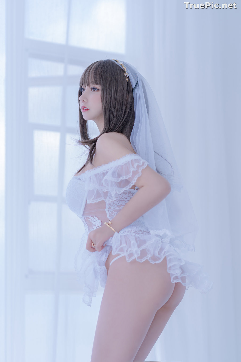 Image Chinese Cosplay Model - 过期米线线喵 (米線線sama) - Beautiful Sexy Bride - TruePic.net - Picture-60