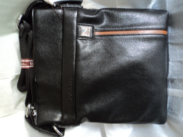 prada leather sling bag