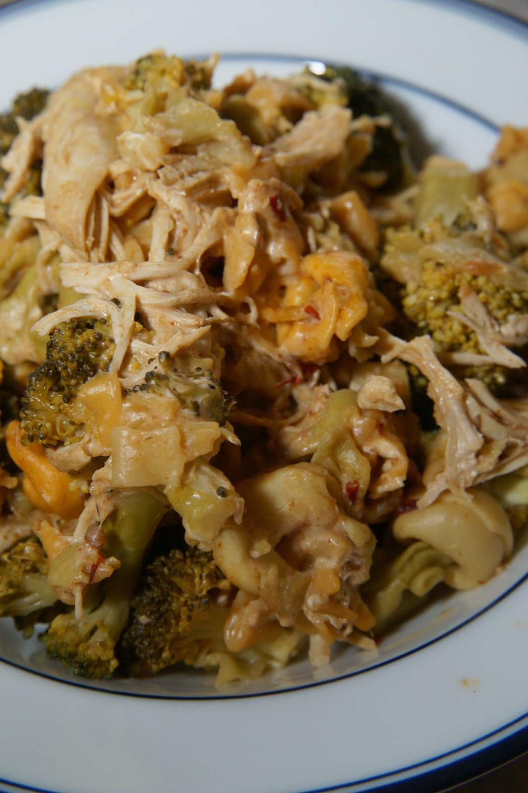 Savory Sweet and Satisfying Crock Pot Creamy Chipotle Chicken Tortellini