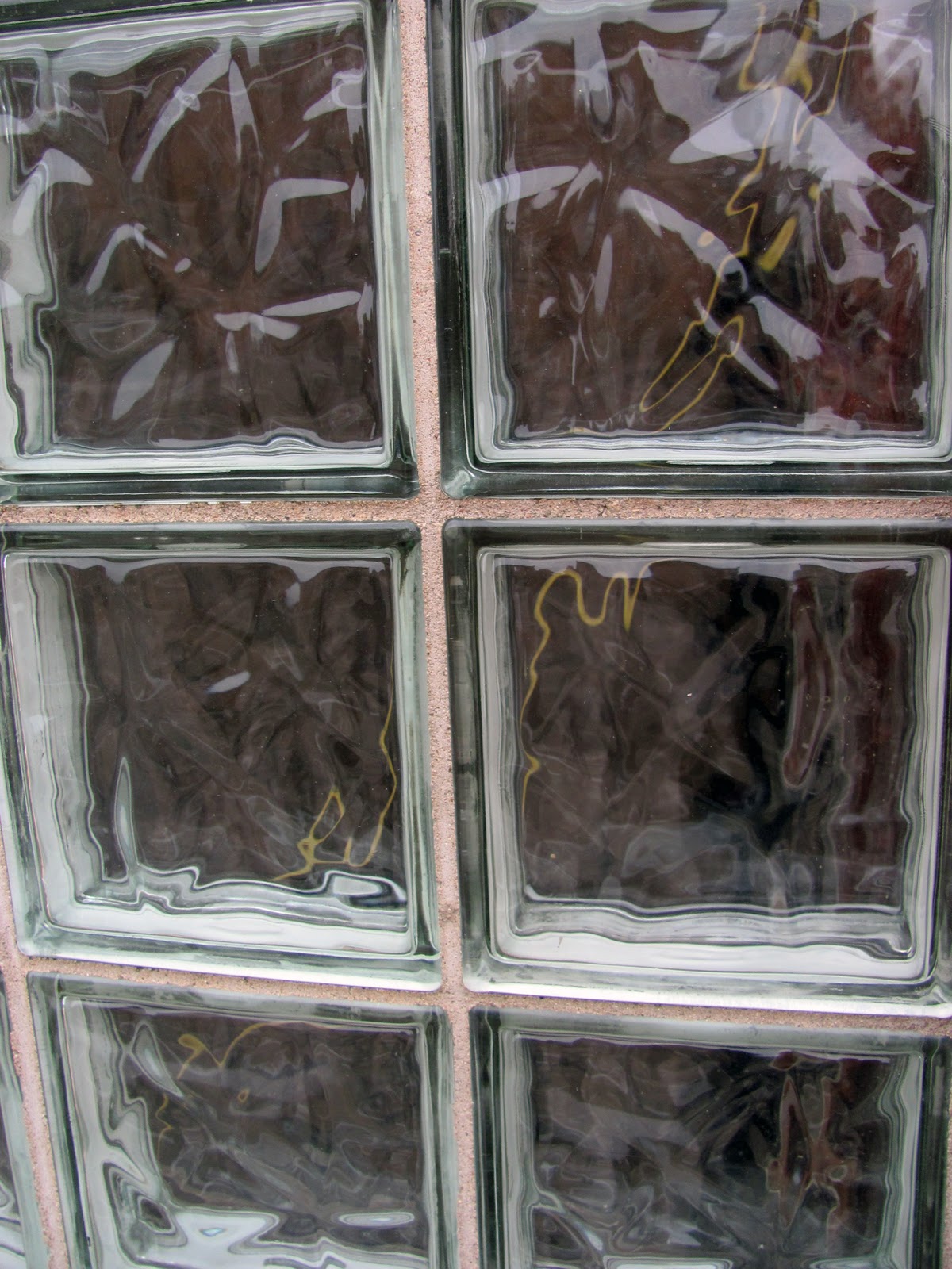 curving back: through contorted glass