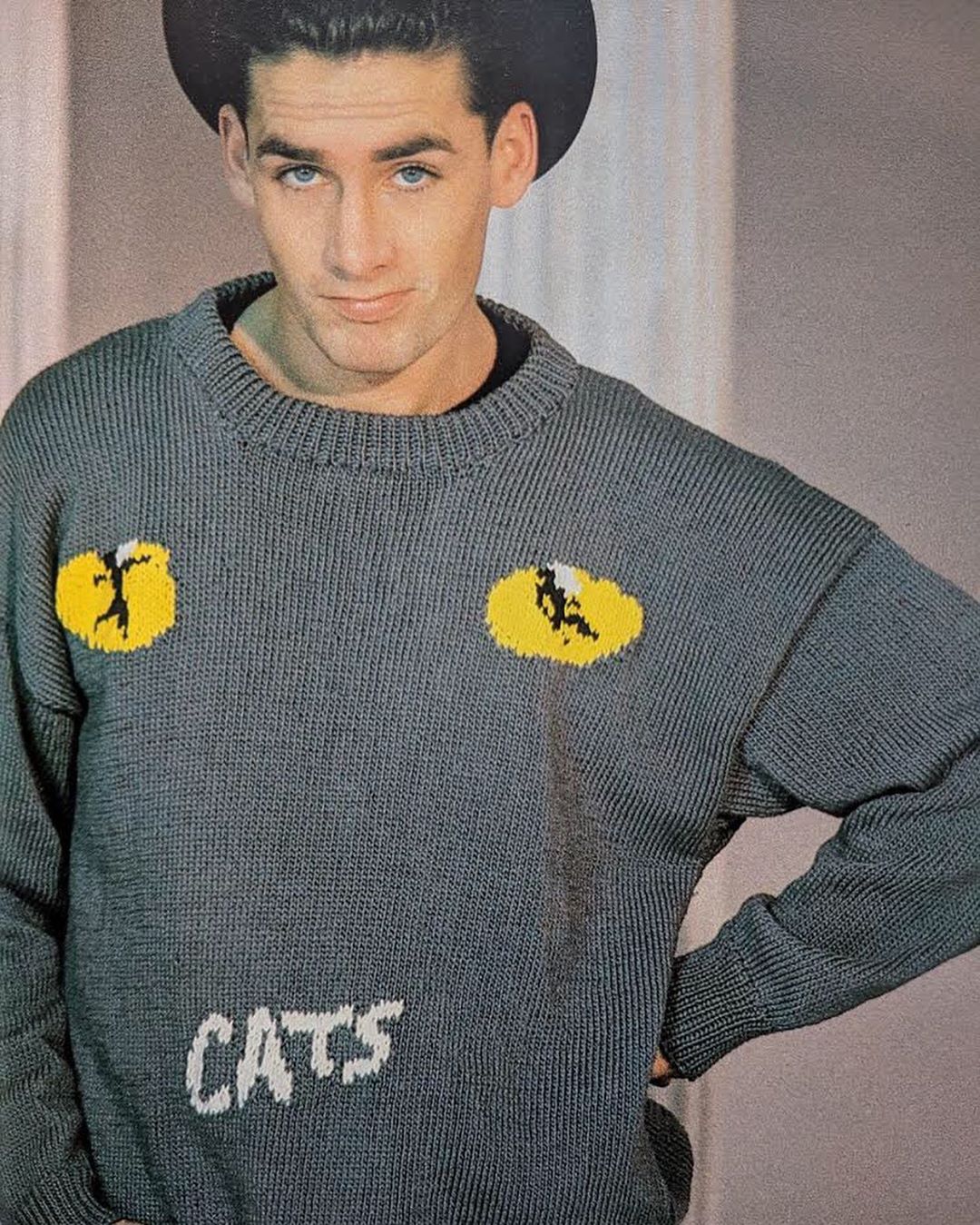 10 Lovely Cat Themed Knitting Patterns From The 1980s Vintage