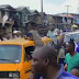 Crowd in Ajegunle As Body of Late Mad Melon is Escorted To The Mortuary