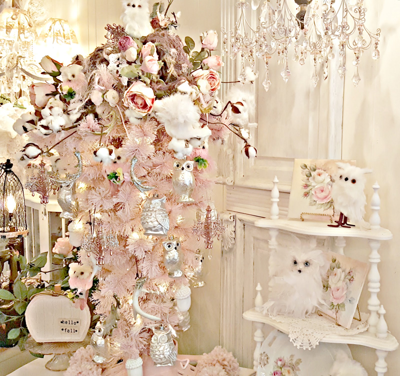 Penny's Vintage Home Let's Make an Upside Down Christmas Tree