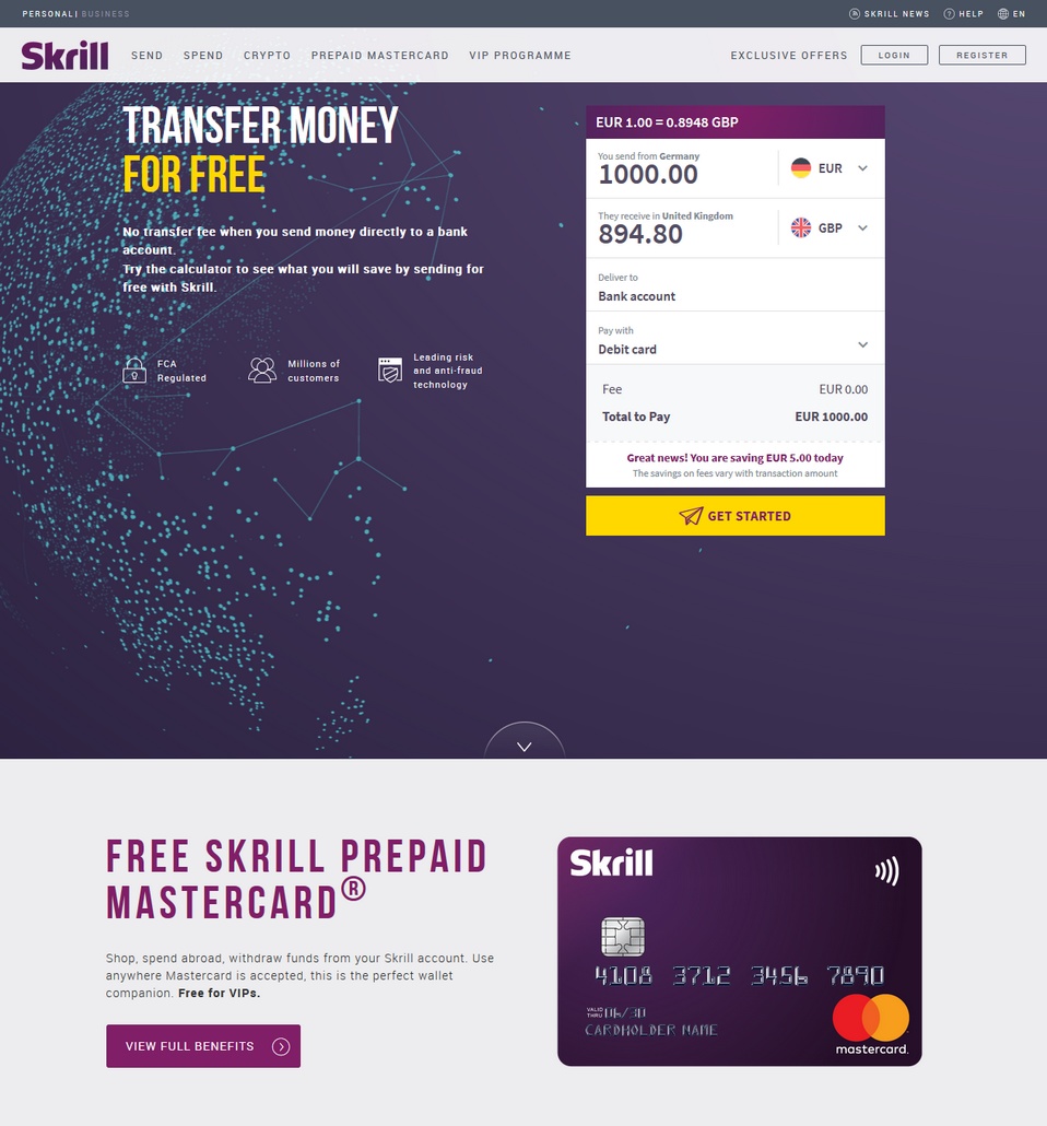 Skrill Mobile Pay