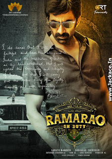 Ramarao On Duty First Look Poster 1