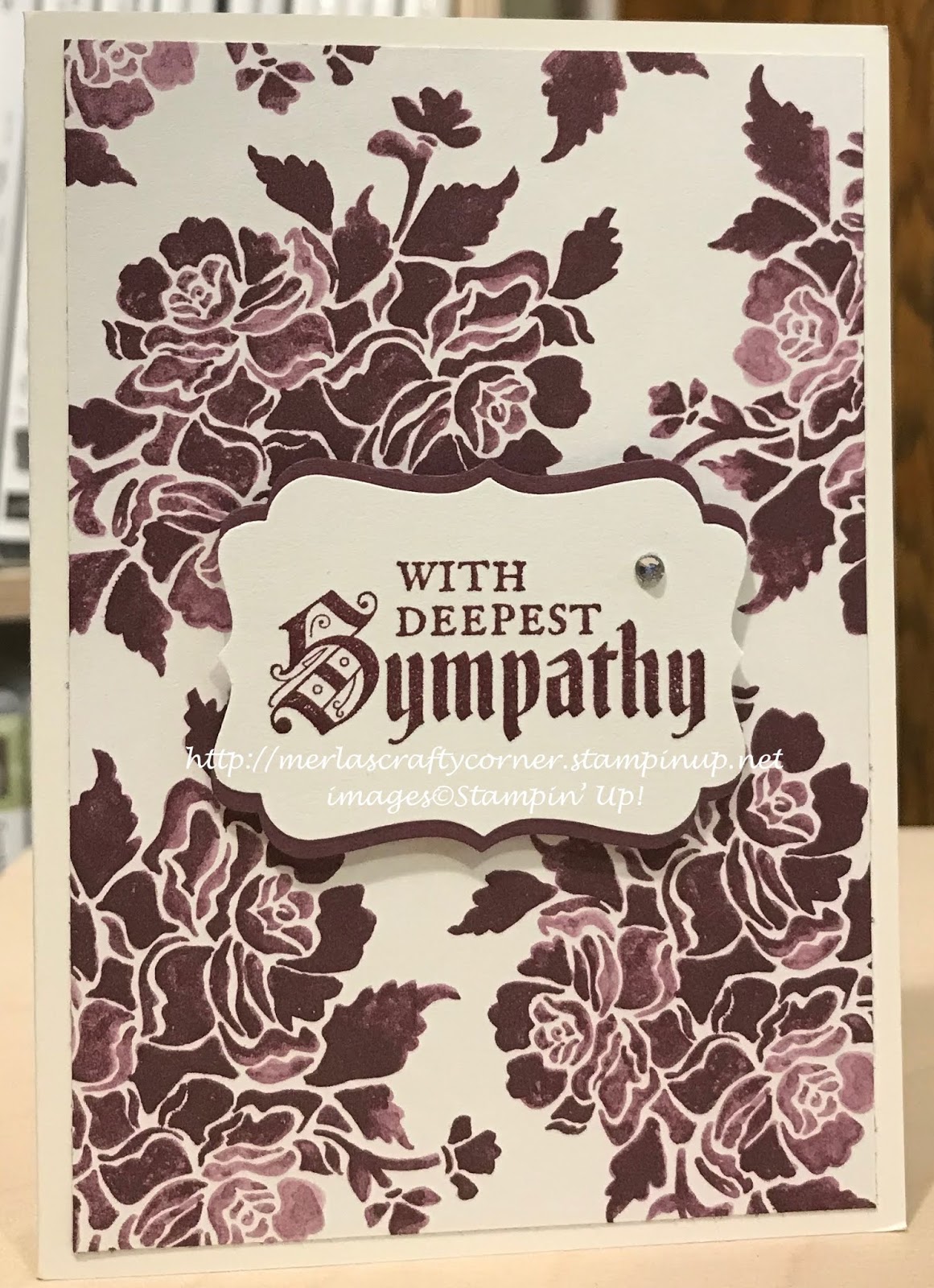 Merla&rsquo;s Crafty Corner: Sympathy Note