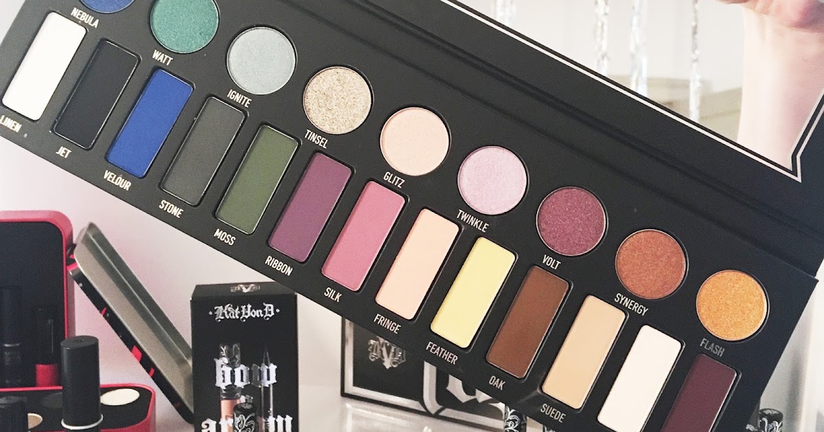 Kat Von D Holiday Palette Sneak Peek Debenhams Exclusive Tales of a