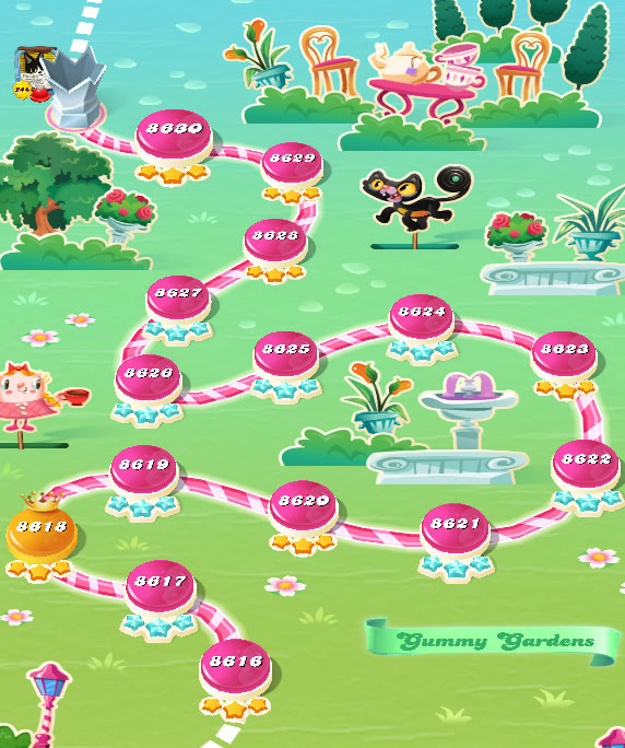 Candy Crush Saga level 8616-8630 Candy Crush Saga level 8616-8630