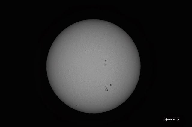 太陽黑子 sunspot/ 在2.5x端再加上 Baader Continuum 540nm的濾鏡