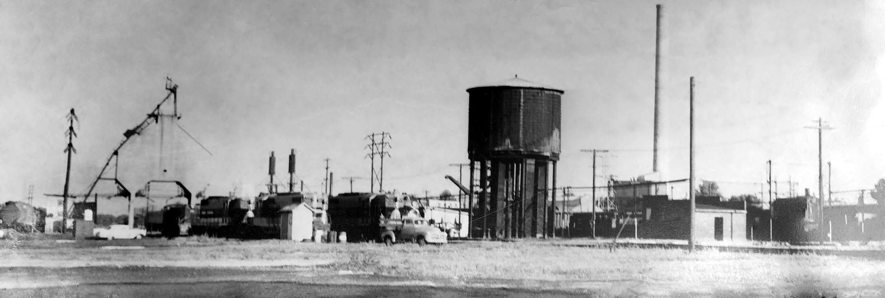 Towns and Nature Moberly, MO Wabash Railyard, Coaling Tower and