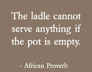 Fill your pot with love African Proverbs