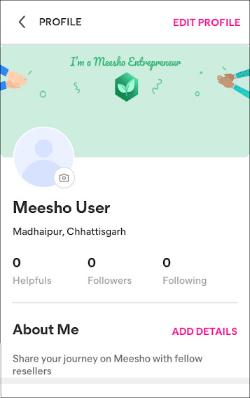 Meesho About Me Kya Likhe Meesho About Me Kya Likhe