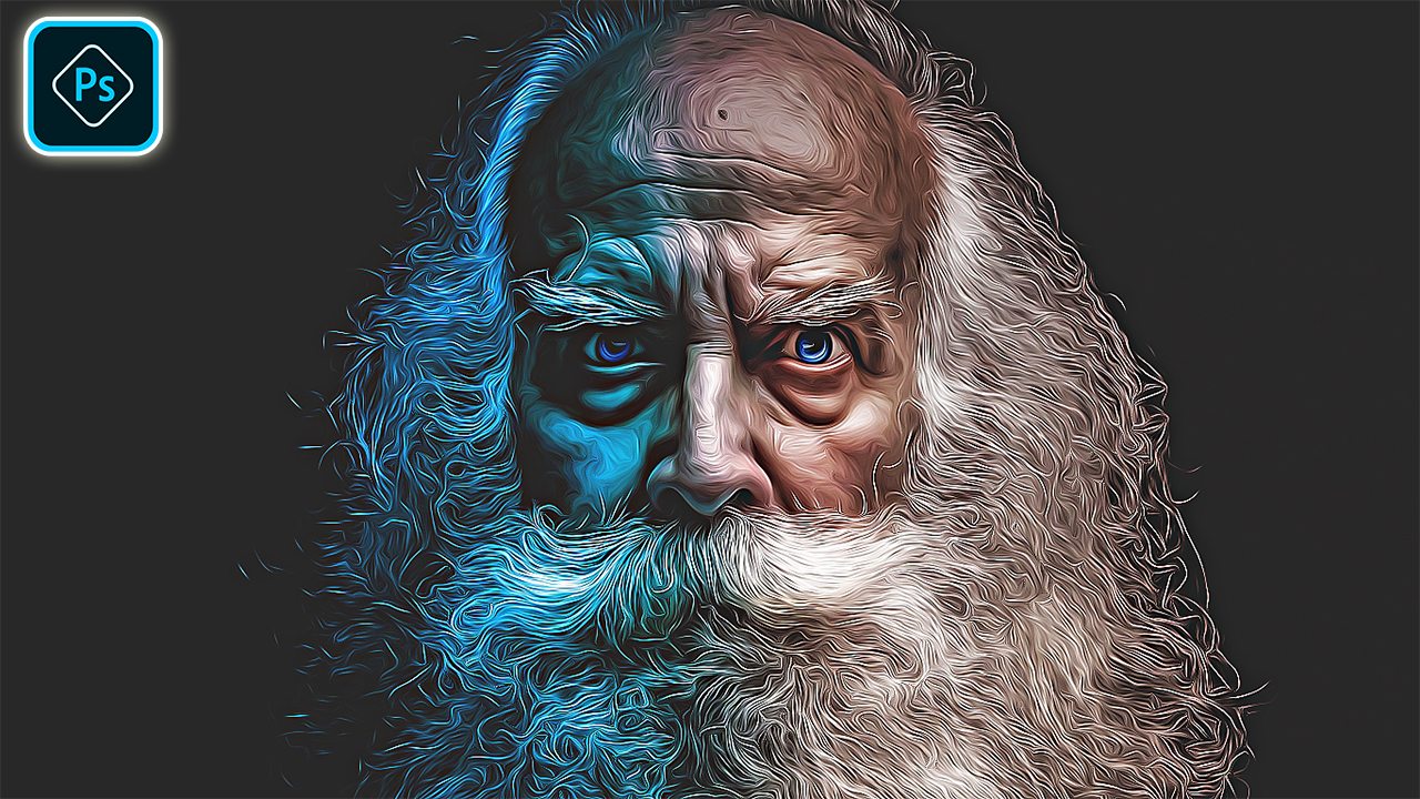 1 Click Photo To Oil Painting Effect In CC 2021