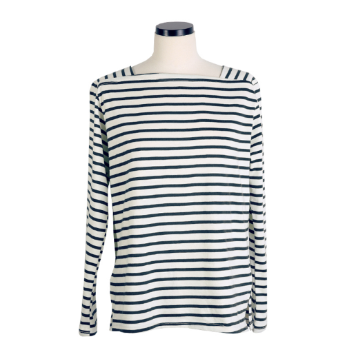 [Stylenanda] Square Neck Striped T-Shirt | KSTYLICK - Latest Korean ...