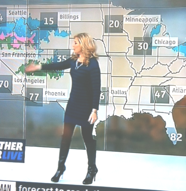 THE APPRECIATION OF BOOTED NEWS WOMEN BLOG The Weather Channel's