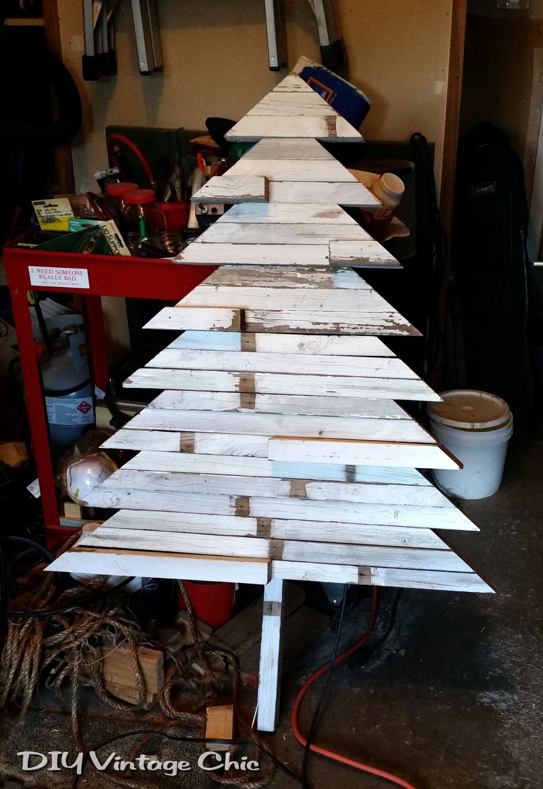 Reclaimed Wood Christmas Tree