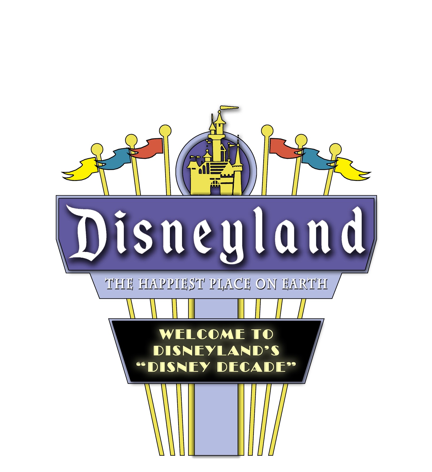 Disneyland California Re(P)ort: Disneyland Sign 1990s
