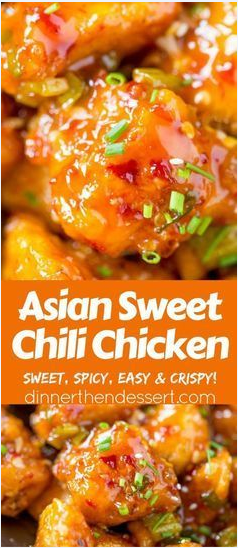 Asian Sweet Chili Chicken - Recipe Easy