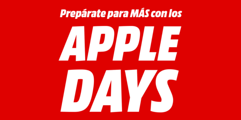 Krankzinnigheid goud Veroorloven Top 5 ofertas folleto "Apple Days" de Media Markt