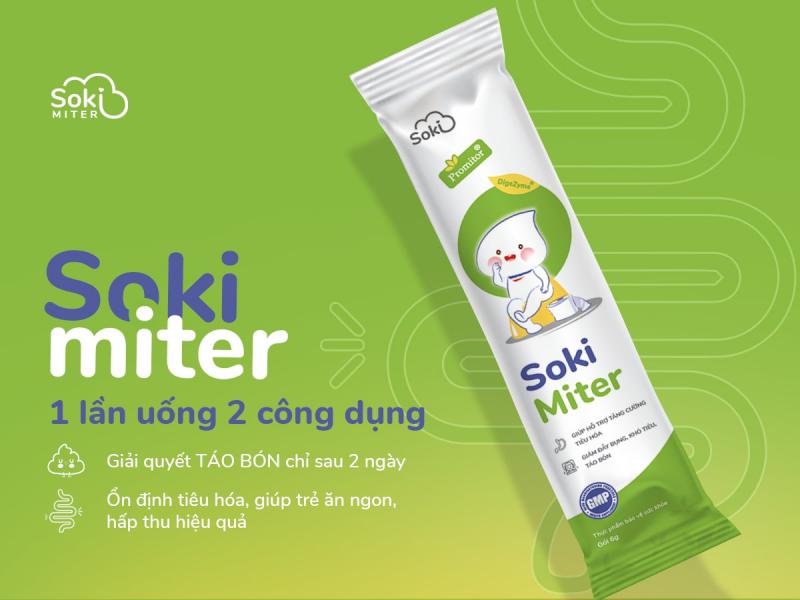 Soki Miter – Hỗ Trợ Trẻ Táo Bón